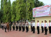 Kapolres Enrekang Pimpinan Apel Gelar Pasukan Dalam Rangka Pelaksanaan Operasi Zebra Pallawa 2024