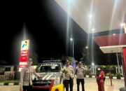 Polsek Maiwa Gelar Patroli Blue Light Malam Hari Jelang Pilkada 2024