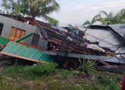 Rumah Rata dengan Tanah, Ibu Rumah Tangga di Sidrap Menangis Histeris