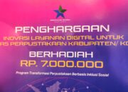 Dinas Perpustakaan dan Kearsipan Kabupaten Enrekang dinobatkan sebagai Pemenang Inovasi Layanan Digital Terbaik Tahun 2024