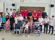 Dinas Sosial Sidrap Salurkan Bantuan untuk Puluhan Warga Disabilitas