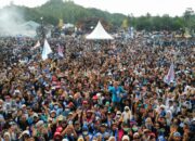 Kampanye Akbar RAMAH, Di Lapangan Batili Enrekang Jadi Lautan Manusia.