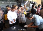 Kapolres Sidrap Bersama Personel Jalani Sidak Judol, Pemeriksaan Urine Dari Bidpropam dan Biddokkes Polda Sulsel