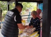 Satreskrim Polres Sidrap Berbagi Kebahagiaan Pada Puluhan Lansia di Desa Passeno