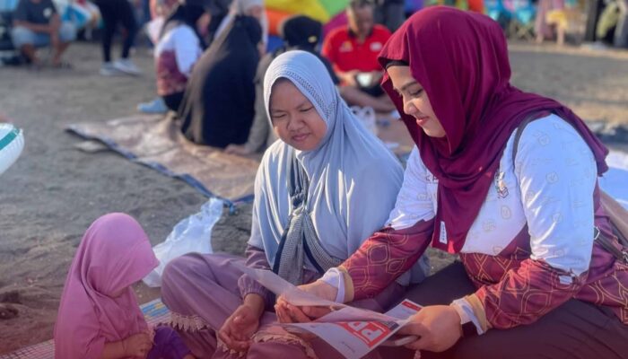 KPU Parepare Sosialisasikan Pemutakhiran Data Pemilih Berkelanjutan di Pantai Ku