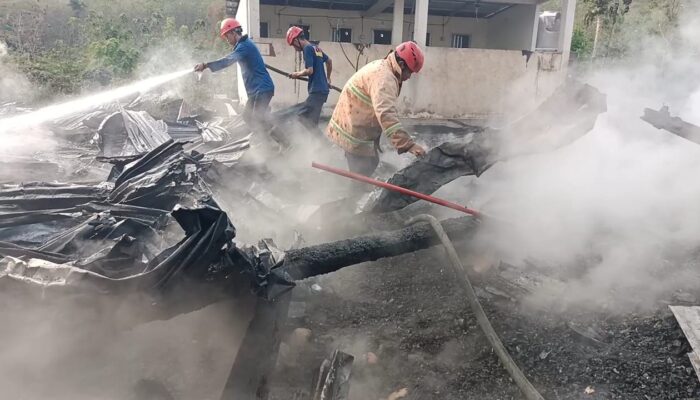 Tiga Rumah Asrama Ponpes di Parepare Ludes Terbakar, Diduga Akibat Korsleting Listrik