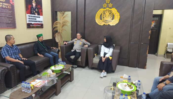 Kapolres Parepare Sambut Hangat Silaturahmi PC HMI Parepare