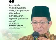 Menag Nasaruddin Umar Dorong Optimalisasi Wakaf dan Sedekah sebagai Motor Pemberdayaan Umat