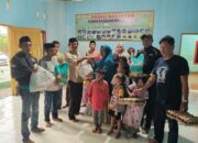 Peduli Sesama di Bulan Suci, PWI Takalar Berbagi Sembako ke Anak Yatim dan Warga Kurang Mampu