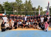 Menang Lawan Cemba FC, Tim Volly Ball Putra UNIMEN Amankan Tiket ke Semi Final Halal Bihalal KPML